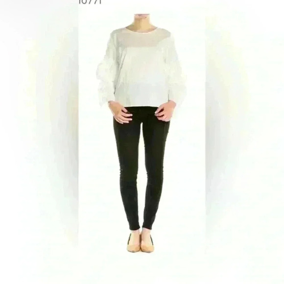 Madewell bell sleeve white cotton top medium‎ - Picture 1 of 6